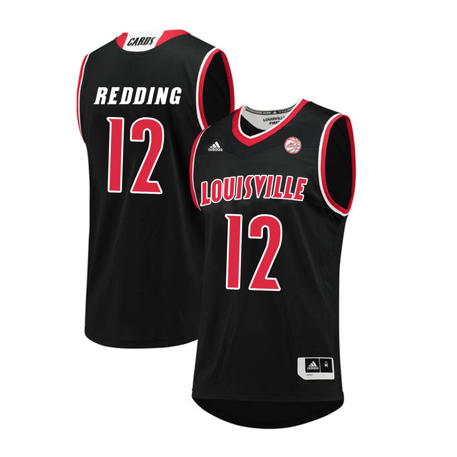 Louisville Cardinals Redding 12 Black