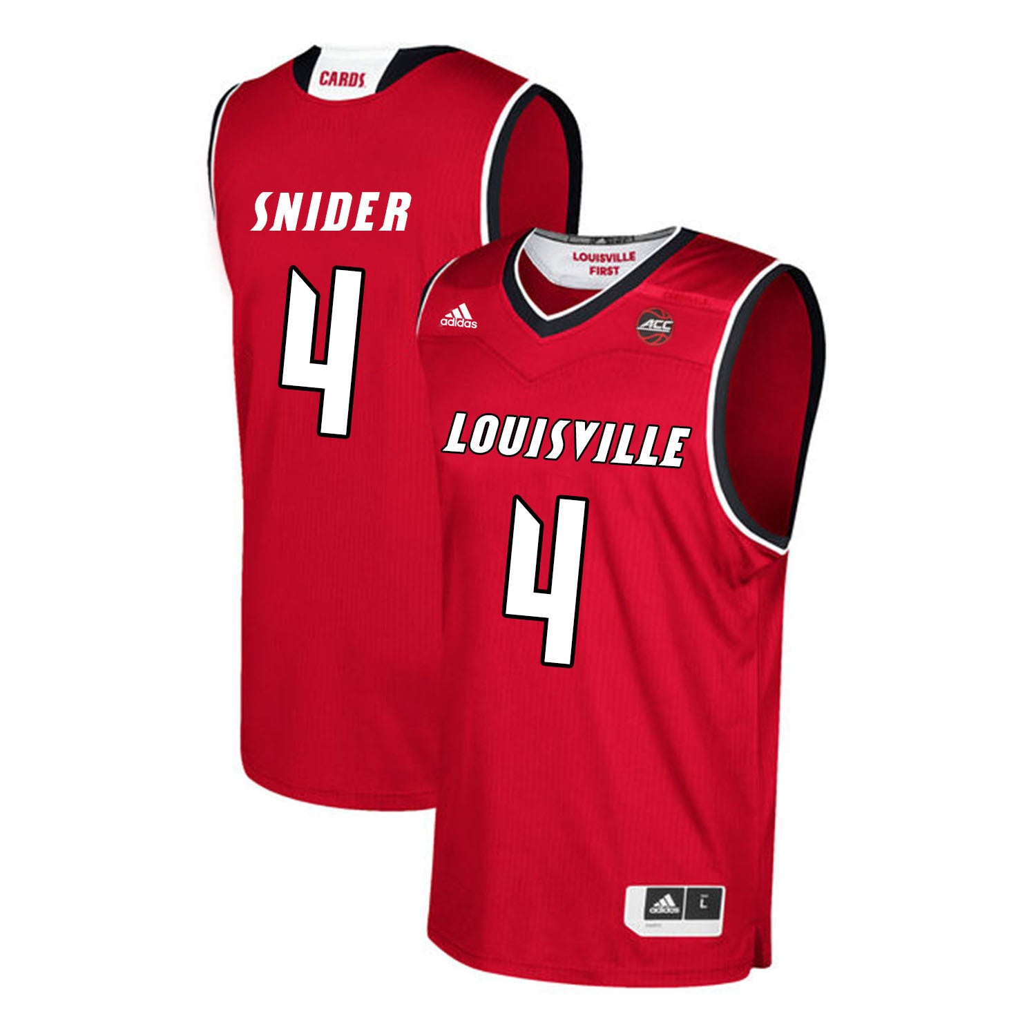 Louisville Cardinals Snider 4 Red