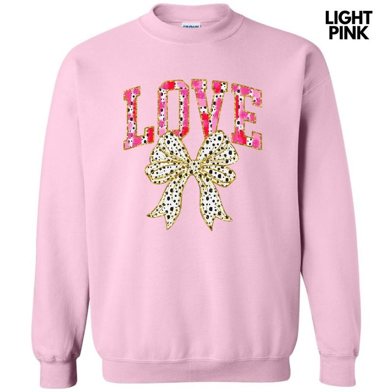 Love Coquette Bow Sweatshirt T-Shirts, Hoodie | InkThreadWorks.com