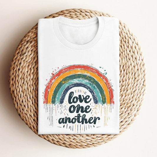 Love One Another LGBT T Shirt Hoodie Sweater LGBT Shirt Pride Flag Shirt LGBT Flag Shirt Bisexual Shirt Lesbian T-shirts...