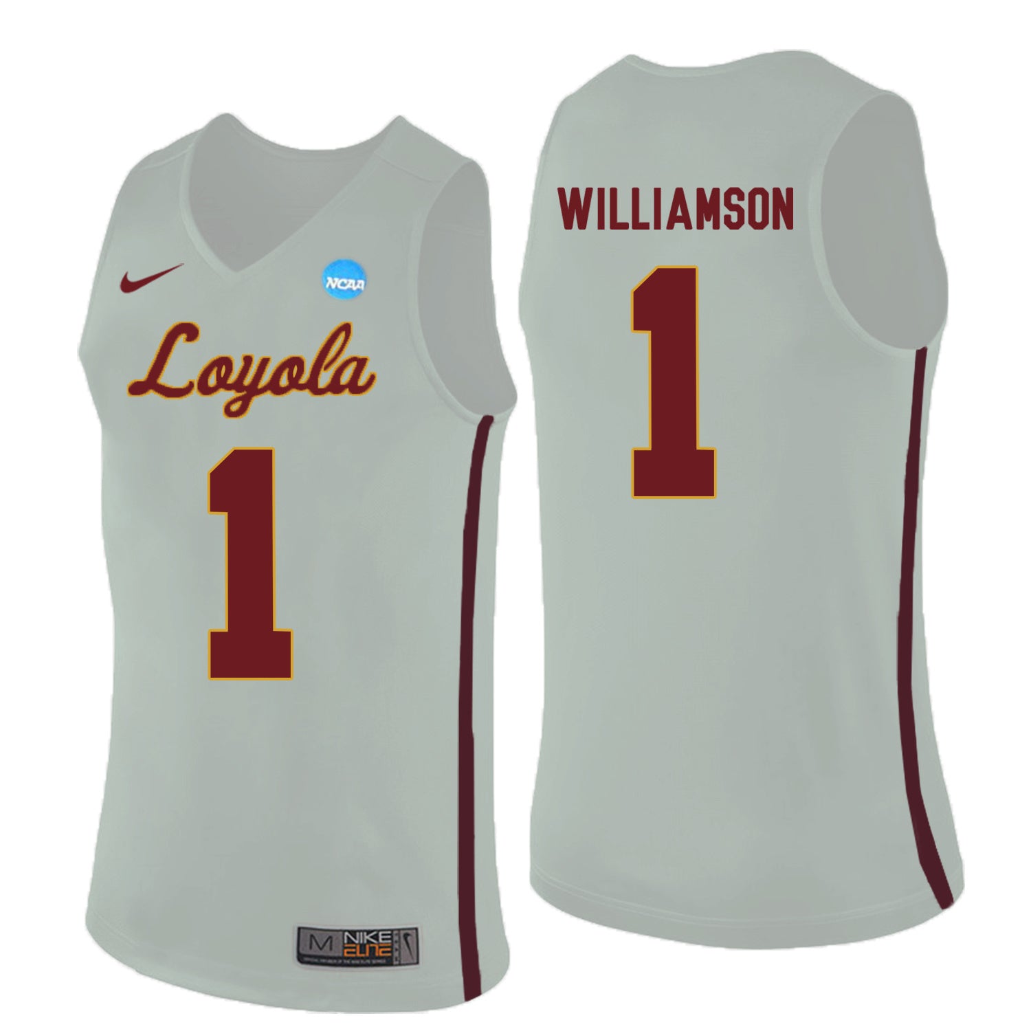 Loyola (Chi) Ramblers Lucas Williamson 1 White