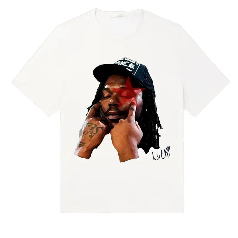 Lucci Star Red Rapper Your Next GoTo Tee Shirt Menswear Top Hoodie, Sweatshirt | InkThreadWorks.com