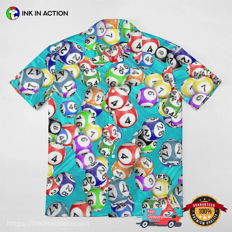 Lucky Bingo Casino Party Hawaiian Shirt