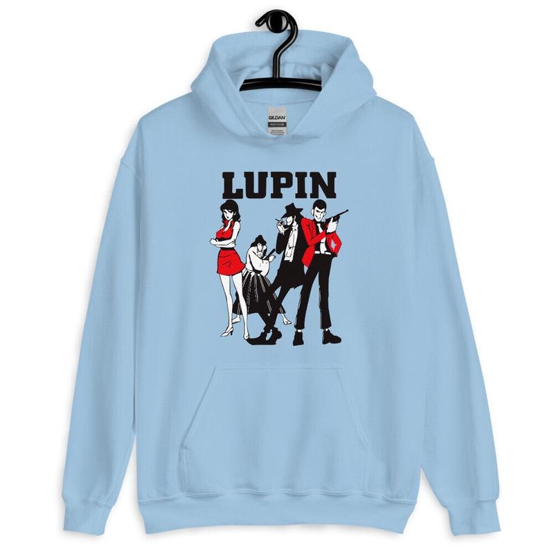 Lupin The Third Shirt, Lupin III, Lupin the 3rd new Unisex Hoodie Sweatshirt | InkThreadWorks.com