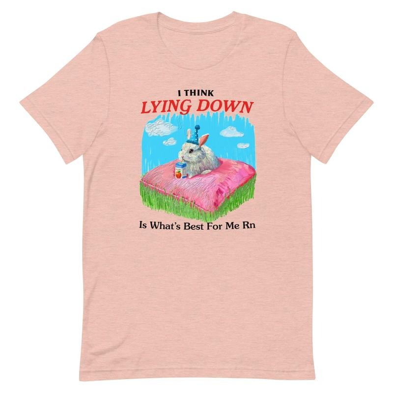 Lying Down Unisex t-shirt Hoodie, Sweatshirt | InkThreadWorks.com