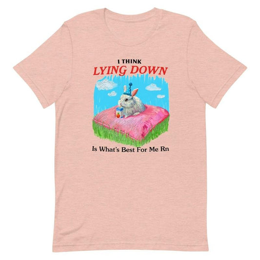 Lying Down Unisex t-shirt Hoodie, Sweatshirt | InkThreadWorks.com