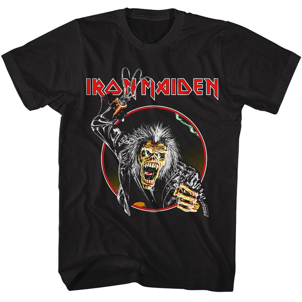 Iron Maiden - Claw - American Classics - Solid Black Adult Short Sleeve T-Shirt