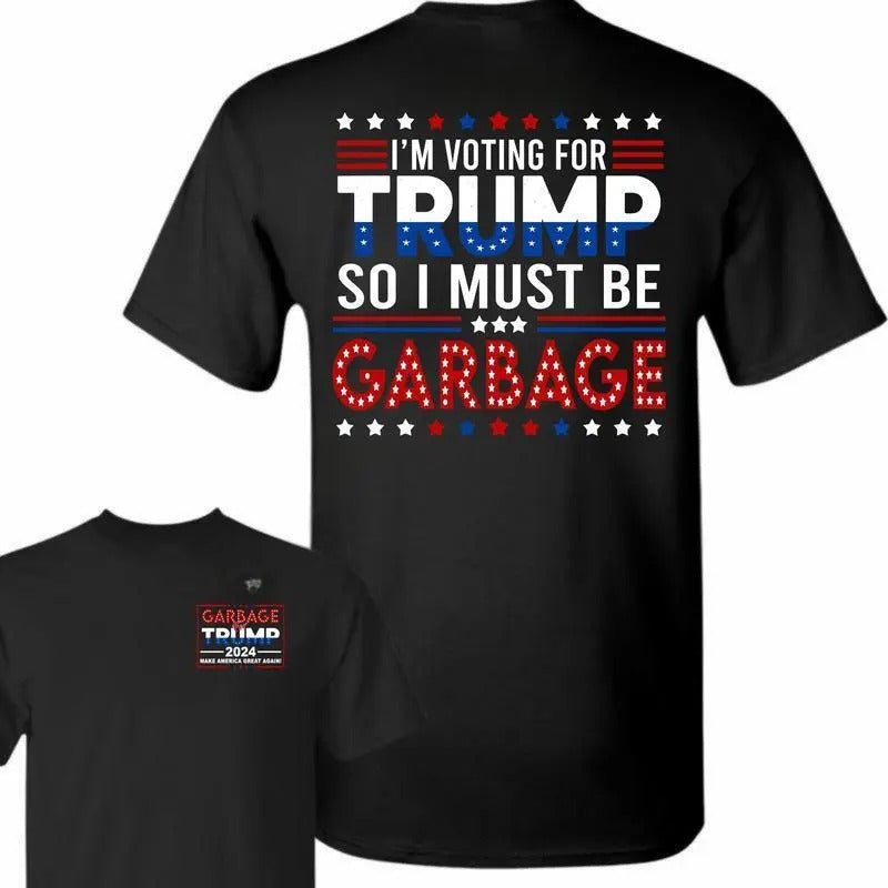 MAGA Garbage For Trump 2024 T-Shirt, Proud MAGA 2024, Team Trump Take The Trash Out, Make America Great Again, Trump Supporters Gift, Crewneck Classic
