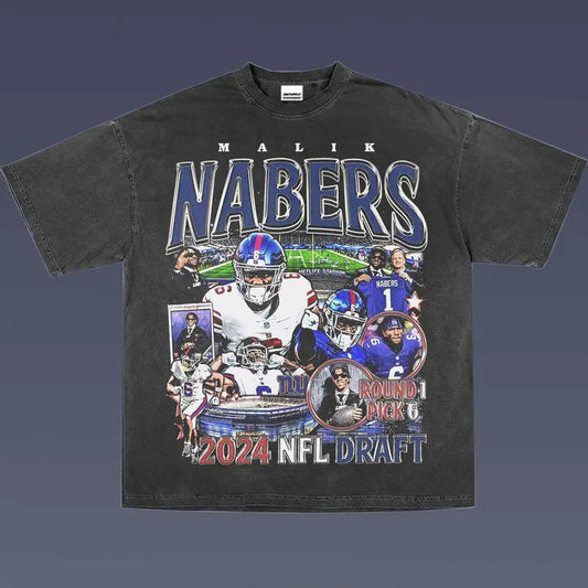 MALIK NABERS 1.0 VINTAGE TEE | AMERICAN FOOTBALL | GIFT FOR FAN