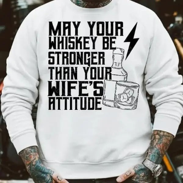 MAY YOUR WHISKEY DTF Transfers - THIS IS NOT A SHIRT Hoodie, Sweatshirt | InkThreadWorks.com