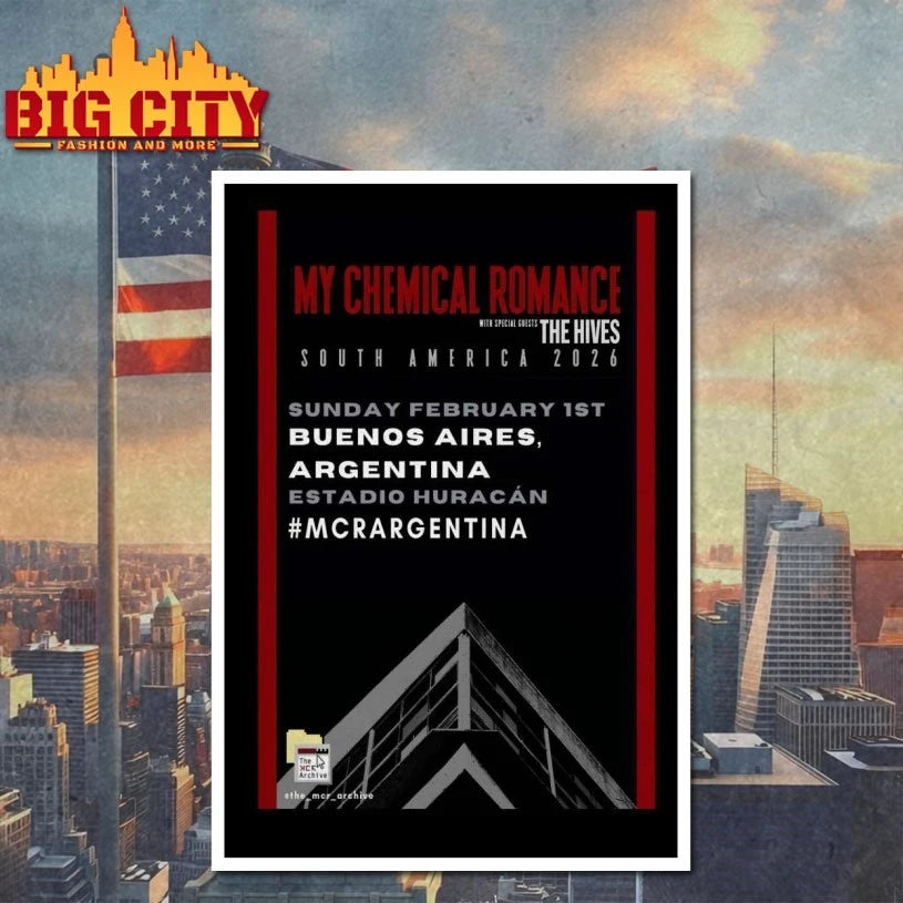 MCR Estadio Tomás Adolfo Ducó. Buenos Aires, Argentina 02.01.2026 Poster t-shirt