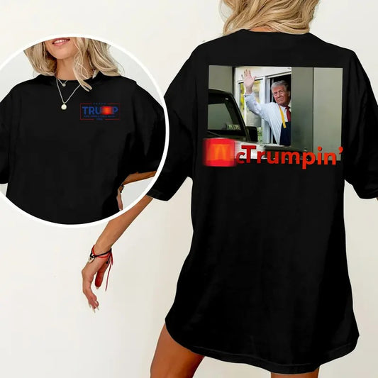 MCTrumpin Shirt, MAGAMAC, Trump 2024,  Make America Great Again Shirt Polyester Hoodie, Sweatshirt | InkThreadWorks.com
