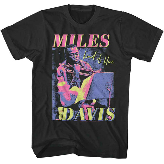 Miles Davis - Vibrant Tricolor - American Classics - Smoke Adult Short Sleeve T-Shirt