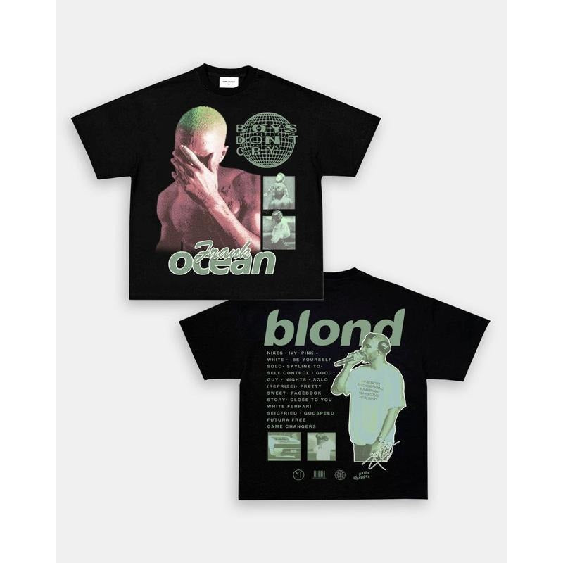 BLOND T-SHIRT/SWEATSHIRT/HOODIE - FRANK OCEAN SHIRT, BIG FACE BLOND, GIFT FOR FANS/WOMEN/MEN, UNISEX | InkThreadWorks.com