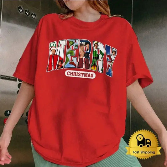 MERRY Christmas 90s Movies T-Shirt, Christmas Shirt