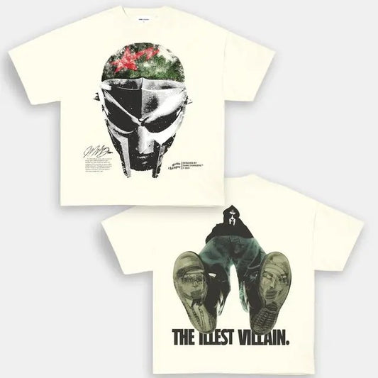 MF DOOM V3 TEE - [DS] Graphic T-Shirt, Classic Hip Hop Music-Soft Cotton Shirt For Unisex Top Vintage Graphic Tees