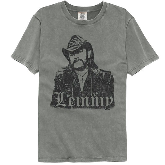 Motorhead - Lemmy - American Classics - Solid Gray Adult Short Sleeve Comfort Color T-Shirt