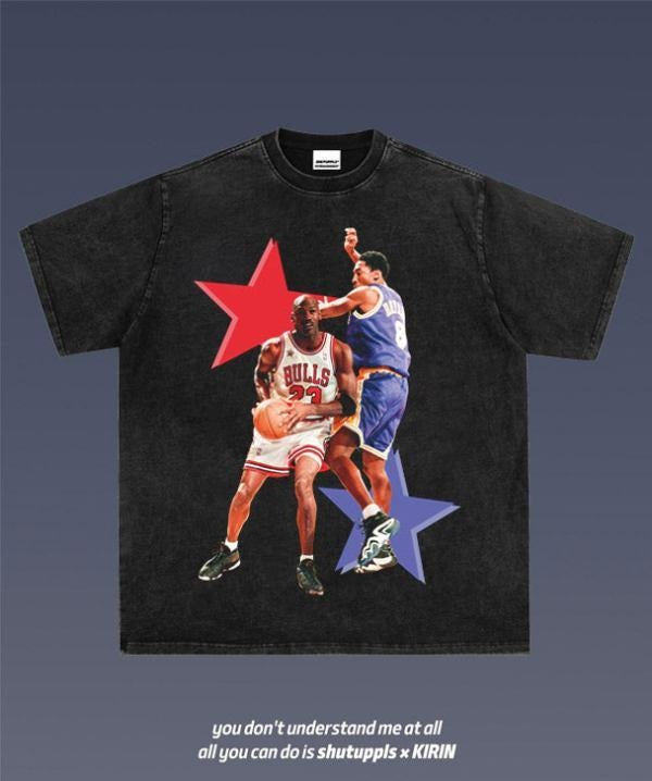 MICHAEL VS KOBE 1.12 TEE | VINTAGE TEE GRAPHIC T-SHIRT SWEATSHIRT HOODIE | SPORT TEE | GIFT FOR FAN
