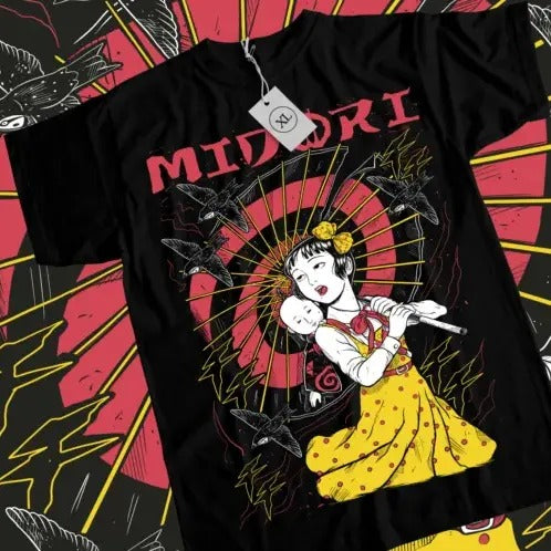 MIDORI THE CAMELLIA GIRL T-shirt Shojo Tsubaki Suehiro Maruo Anime Tee All Size Hoodie, Sweatshirt | InkThreadWorks.com