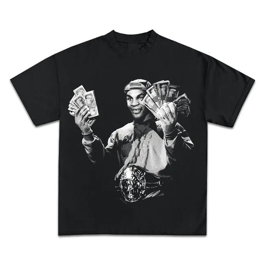 MIKE TYSON GRAPHIC BOOTLEG T-SHIRT - STREETWEAR