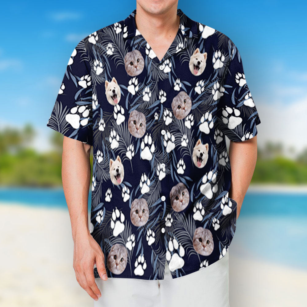 Colorful Paws - Personalized Custom Hawaiian Shirt
