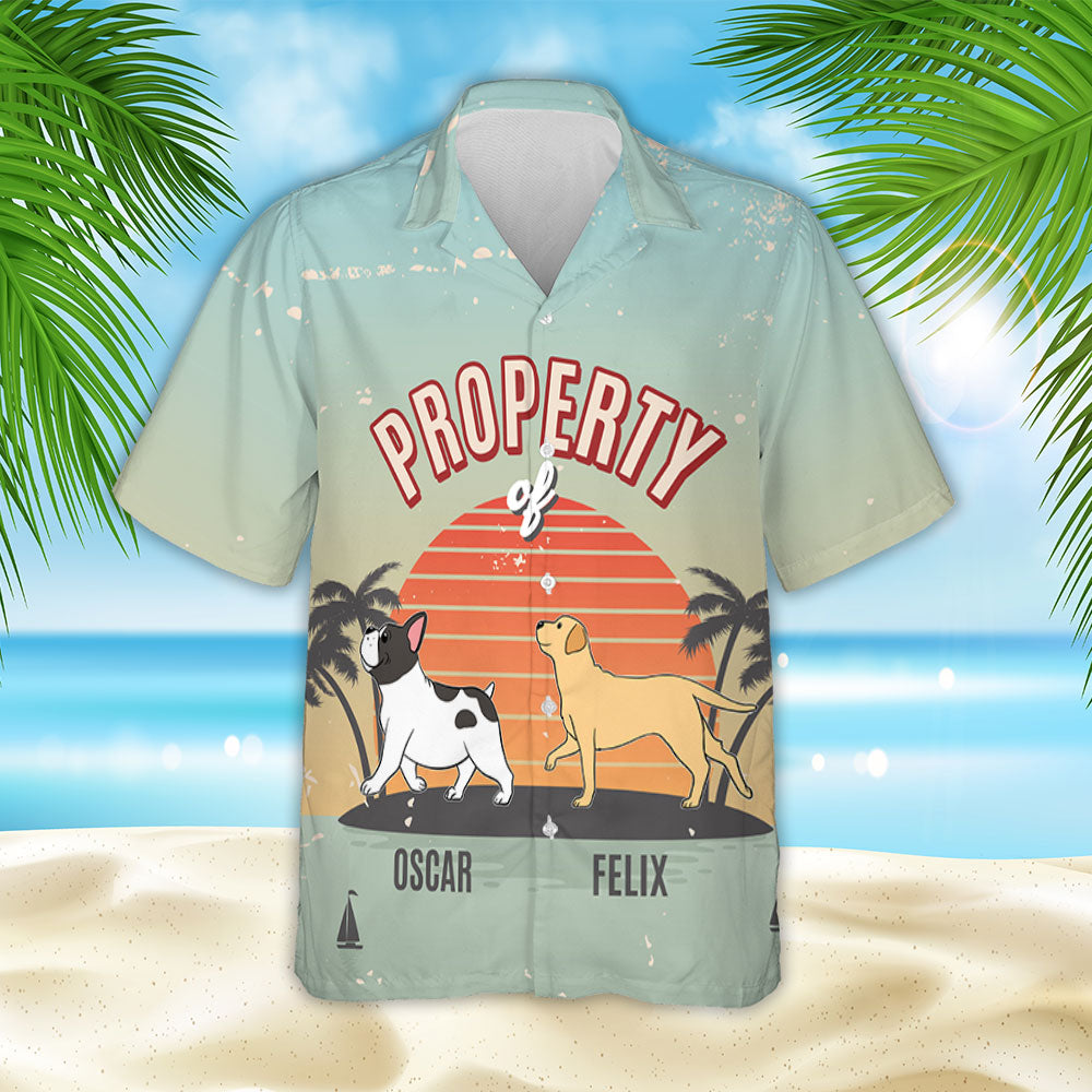 Summer Property Of - Personalized Custom Hawaiian Shirt