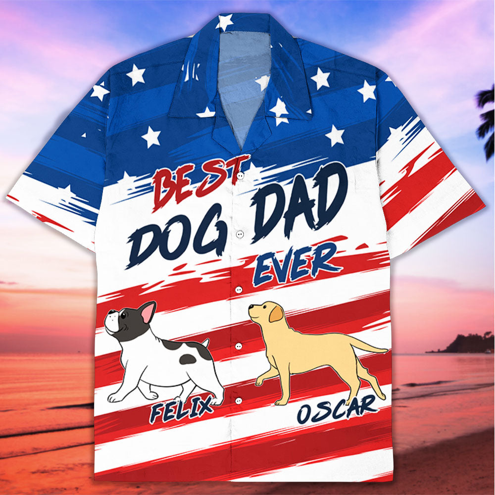 Best Dad Ever - Personalized Custom Hawaiian Shirt