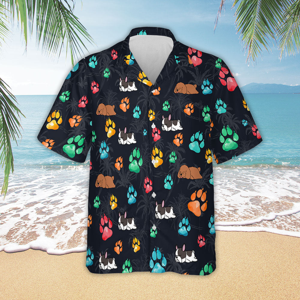 Colorful Paws - Personalized Custom Hawaiian Shirt