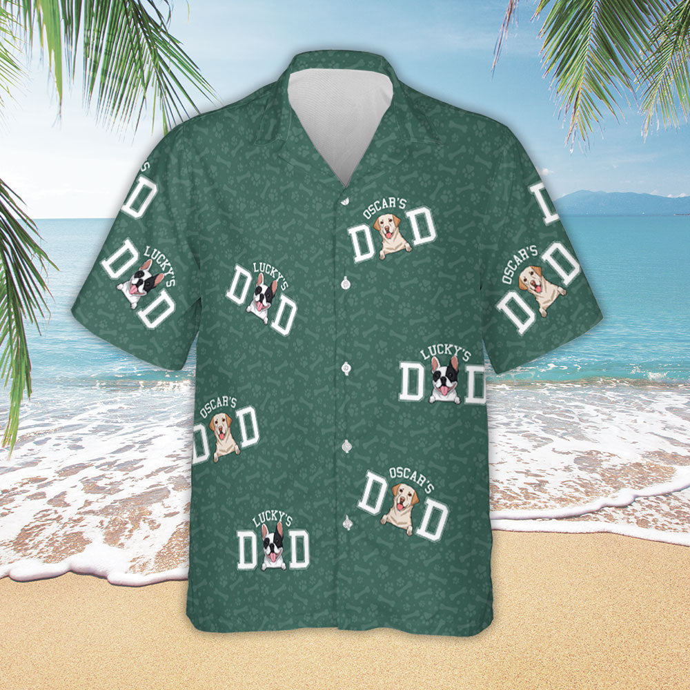 Summer Dog Dad Basic - Personalized Custom Hawaiian Shirt