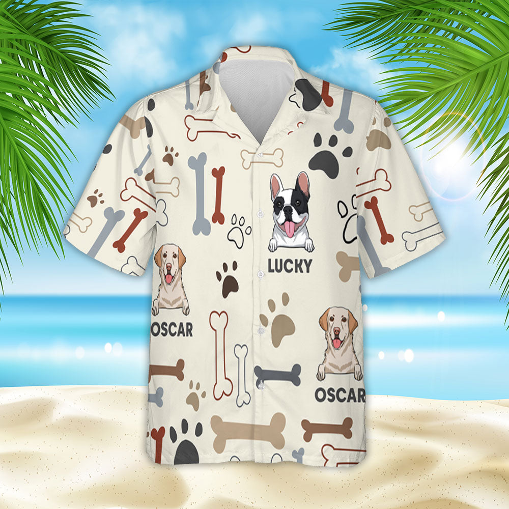 Dog Bones - Personalized Custom Hawaiian Shirt