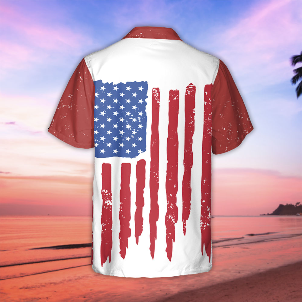 American Best Dog Dad - Personalized Custom Hawaiian Shirt