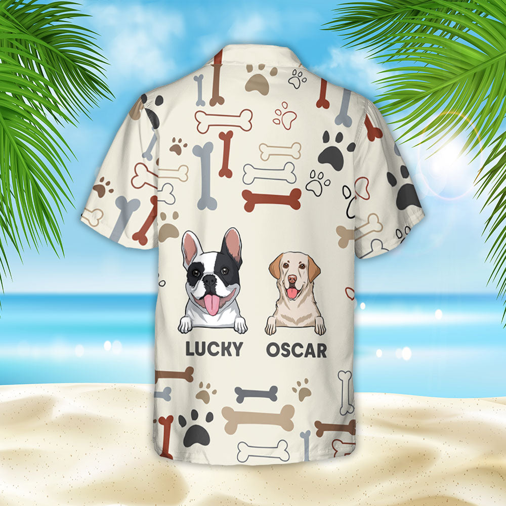 Dog Bones - Personalized Custom Hawaiian Shirt