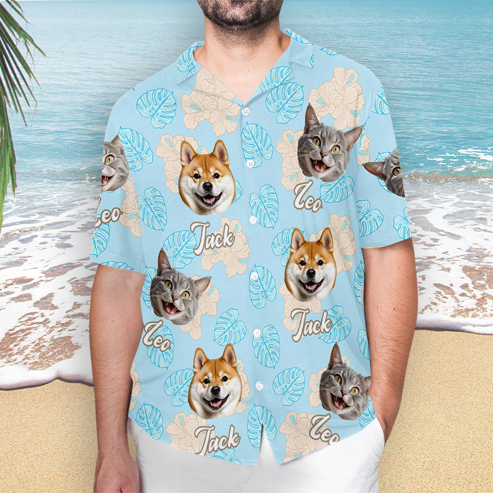 The Pet Dad - Personalized Custom Hawaiian Shirt