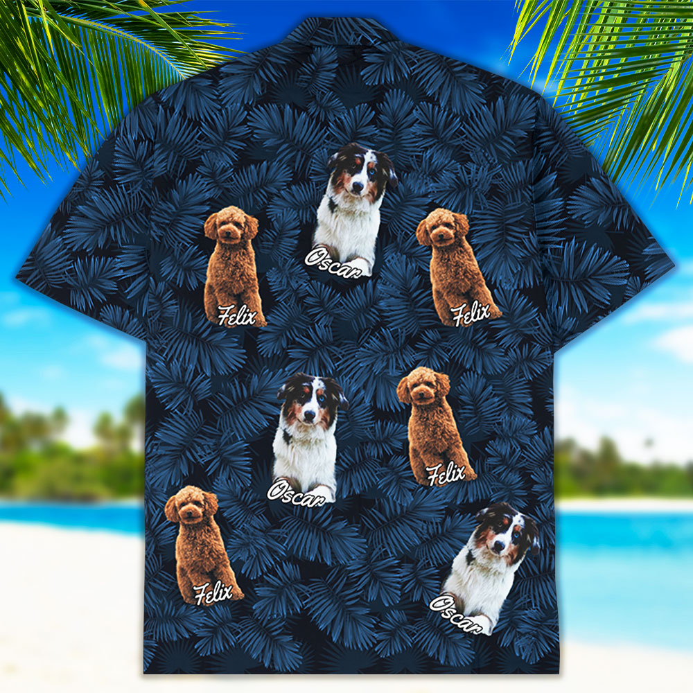 Summer Dog Photo - Personalized Custom Hawaiian Shirt