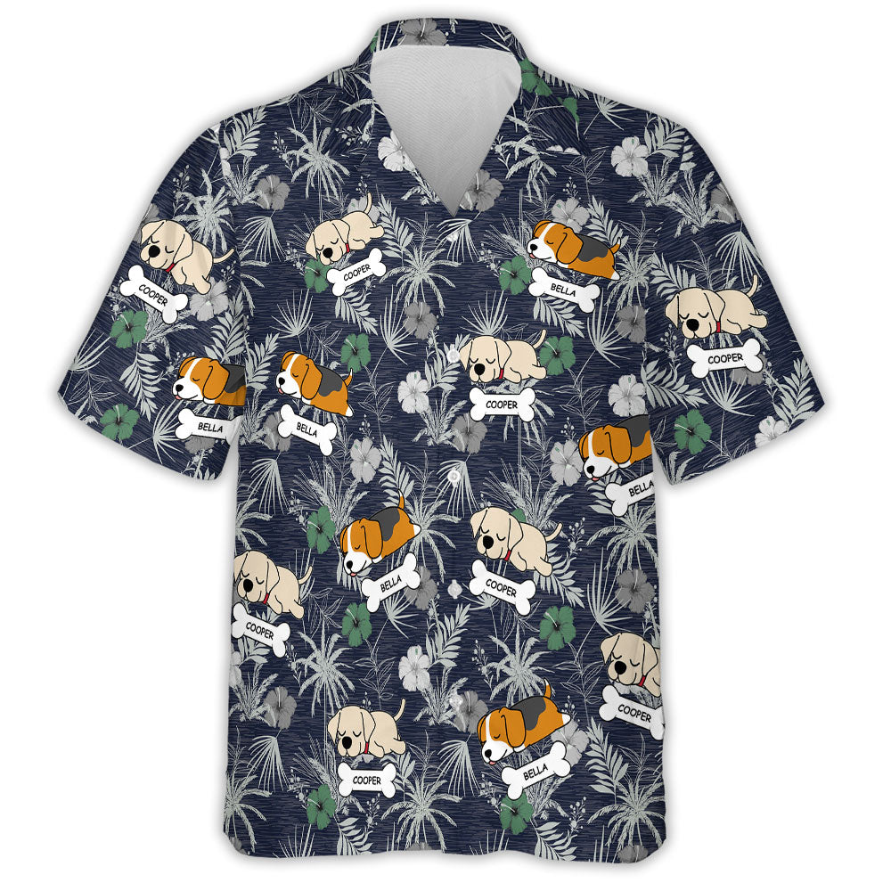 Hibiscus Palm - Personalized Custom Hawaiian Shirt