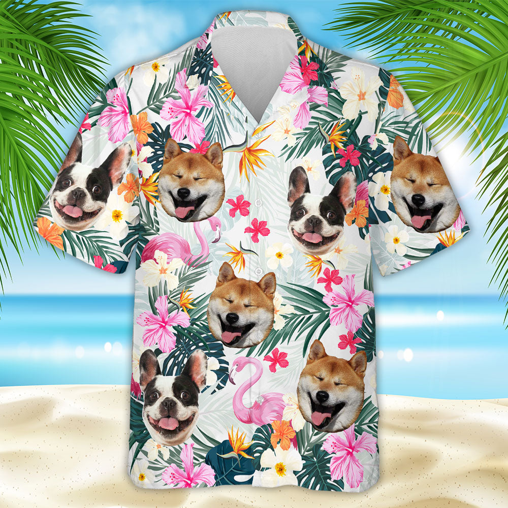 Custom Face Funny Photo Tropical Aloha For Per Lovers - Personalized Custom Hawaiian Shirt