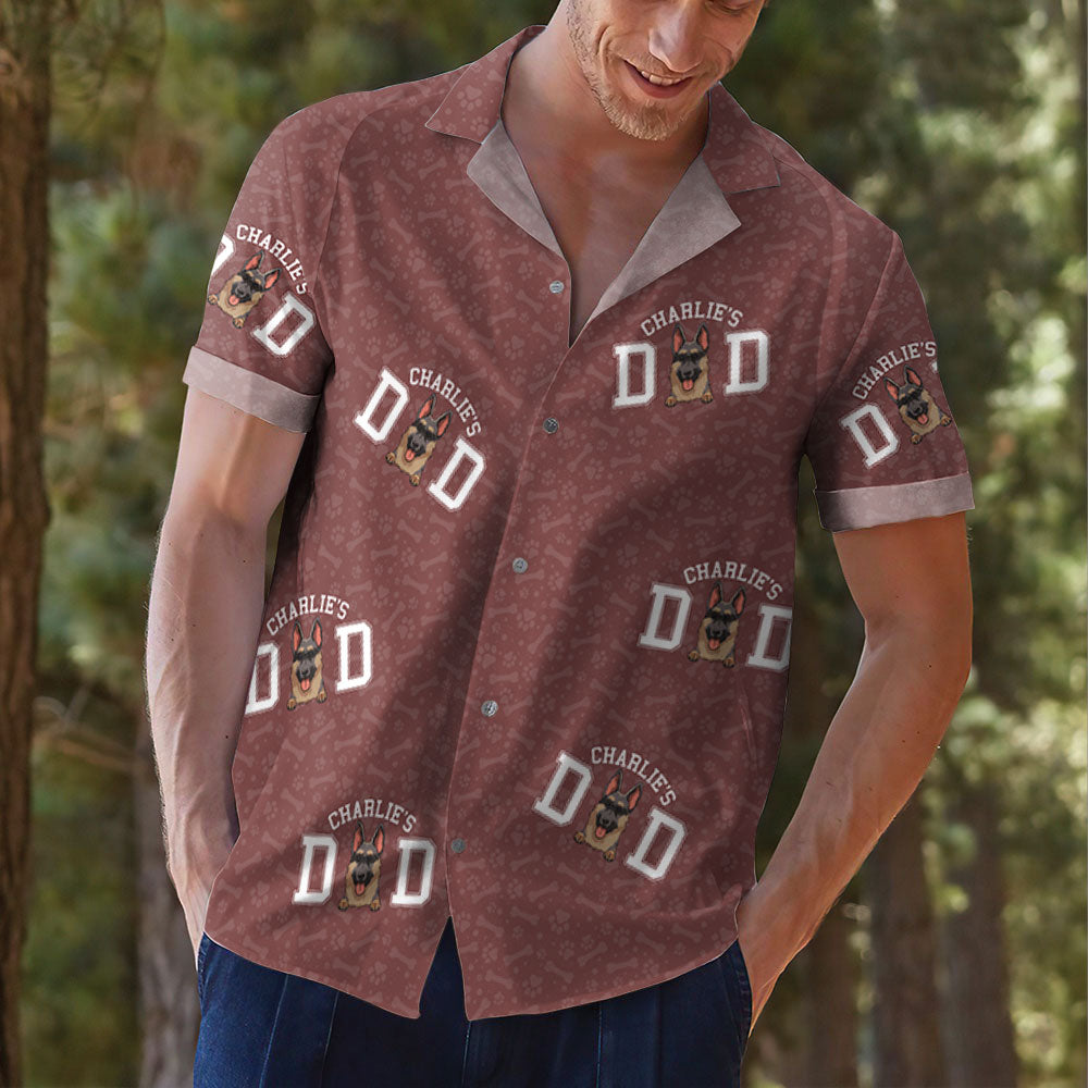 Summer Dog Dad Basic - Personalized Custom Hawaiian Shirt