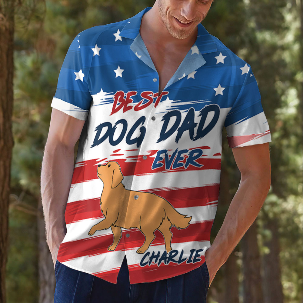 Best Dad Ever - Personalized Custom Hawaiian Shirt