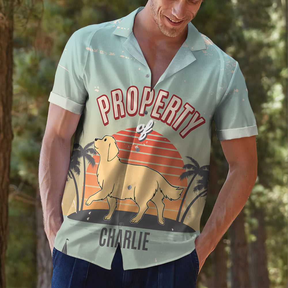 Summer Property Of - Personalized Custom Hawaiian Shirt