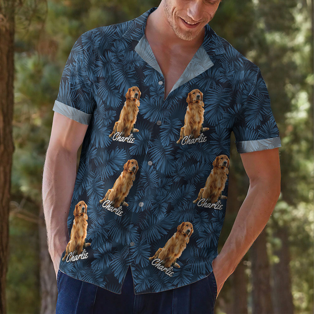 Summer Dog Photo - Personalized Custom Hawaiian Shirt