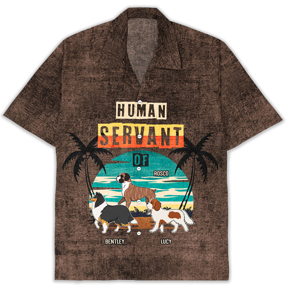 Human Servant - Personalized Custom Hawaiian Shirt