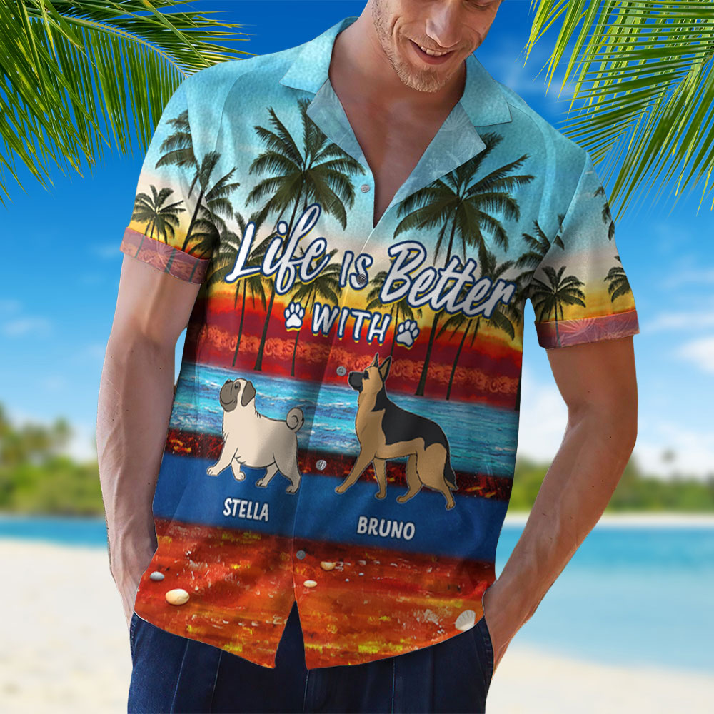 Life Is Better - Personalized Custom Hawaiian Shirt