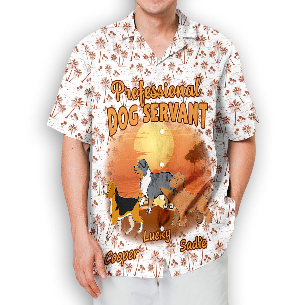 Tropical Dog Servant - Personalized Custom Hawaiian Shirt