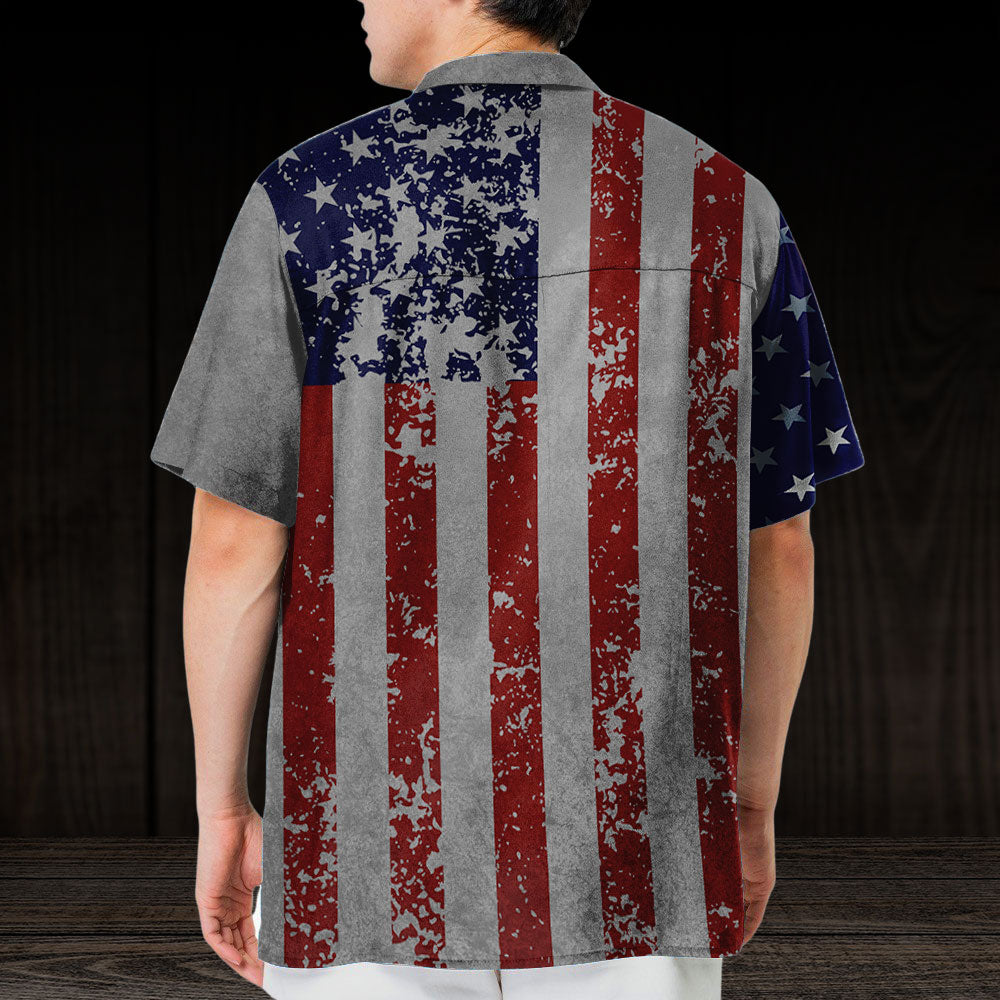 American Proud Dog - Personalized Custom Hawaiian Shirt