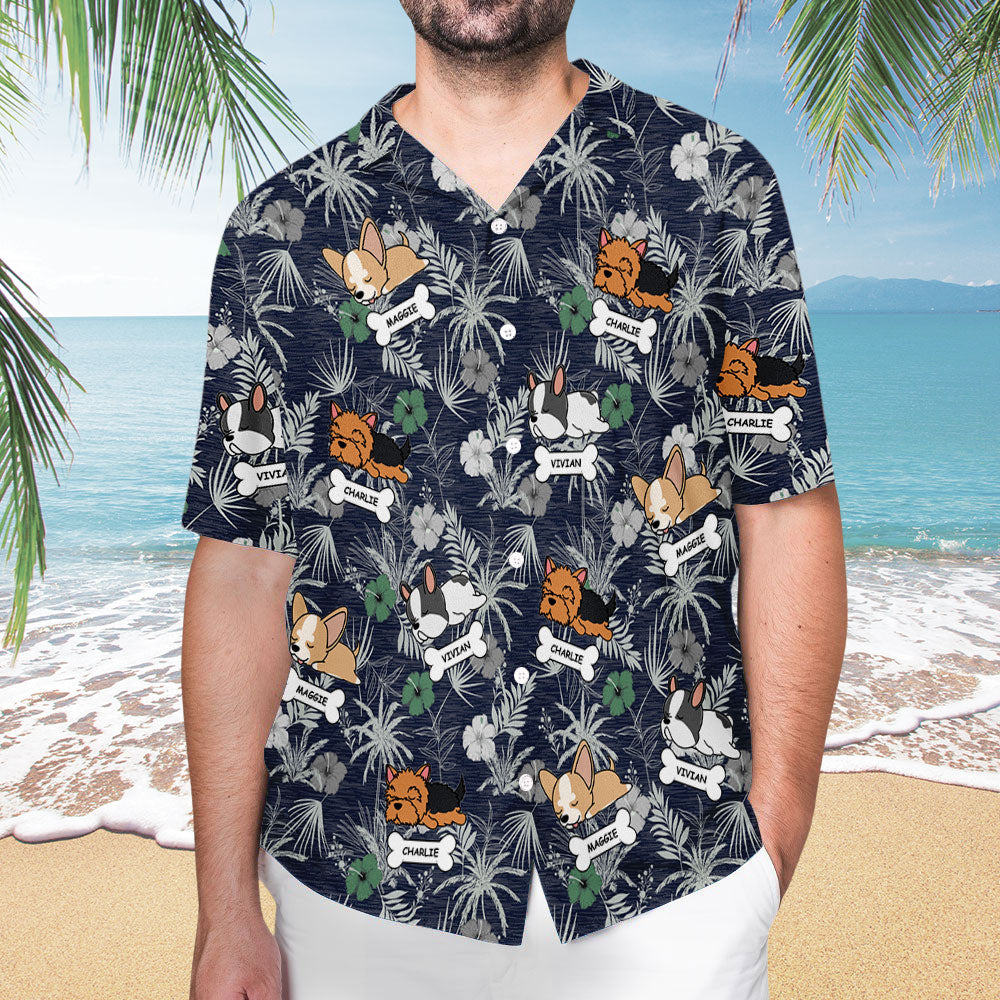 Hibiscus Palm - Personalized Custom Hawaiian Shirt