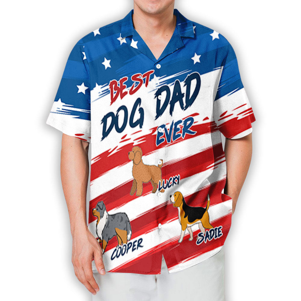 Best Dad Ever - Personalized Custom Hawaiian Shirt