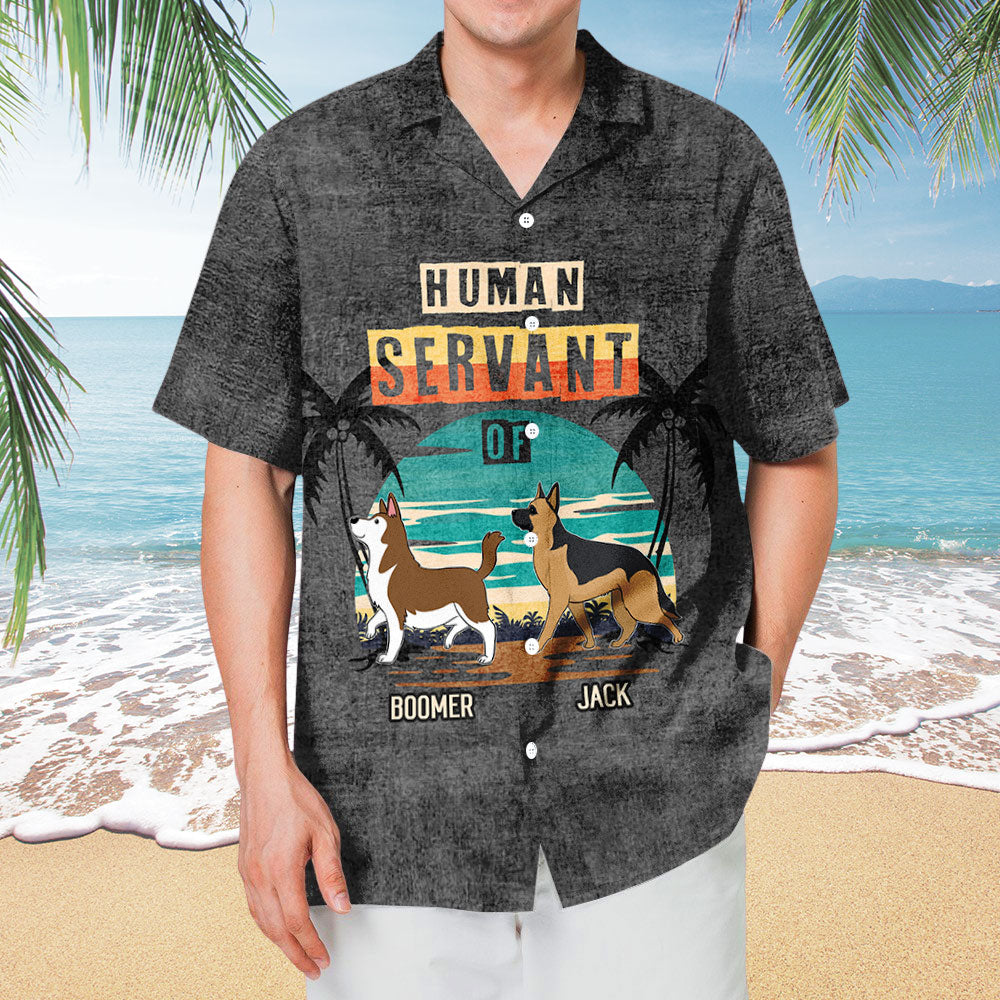 Human Servant - Personalized Custom Hawaiian Shirt