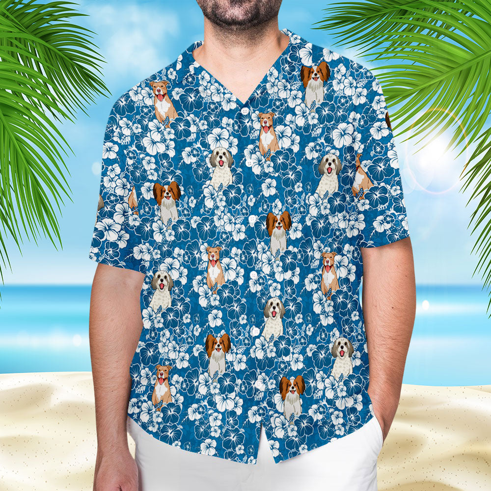 Tropical Hibiscus - Personalized Custom Hawaiian Shirt