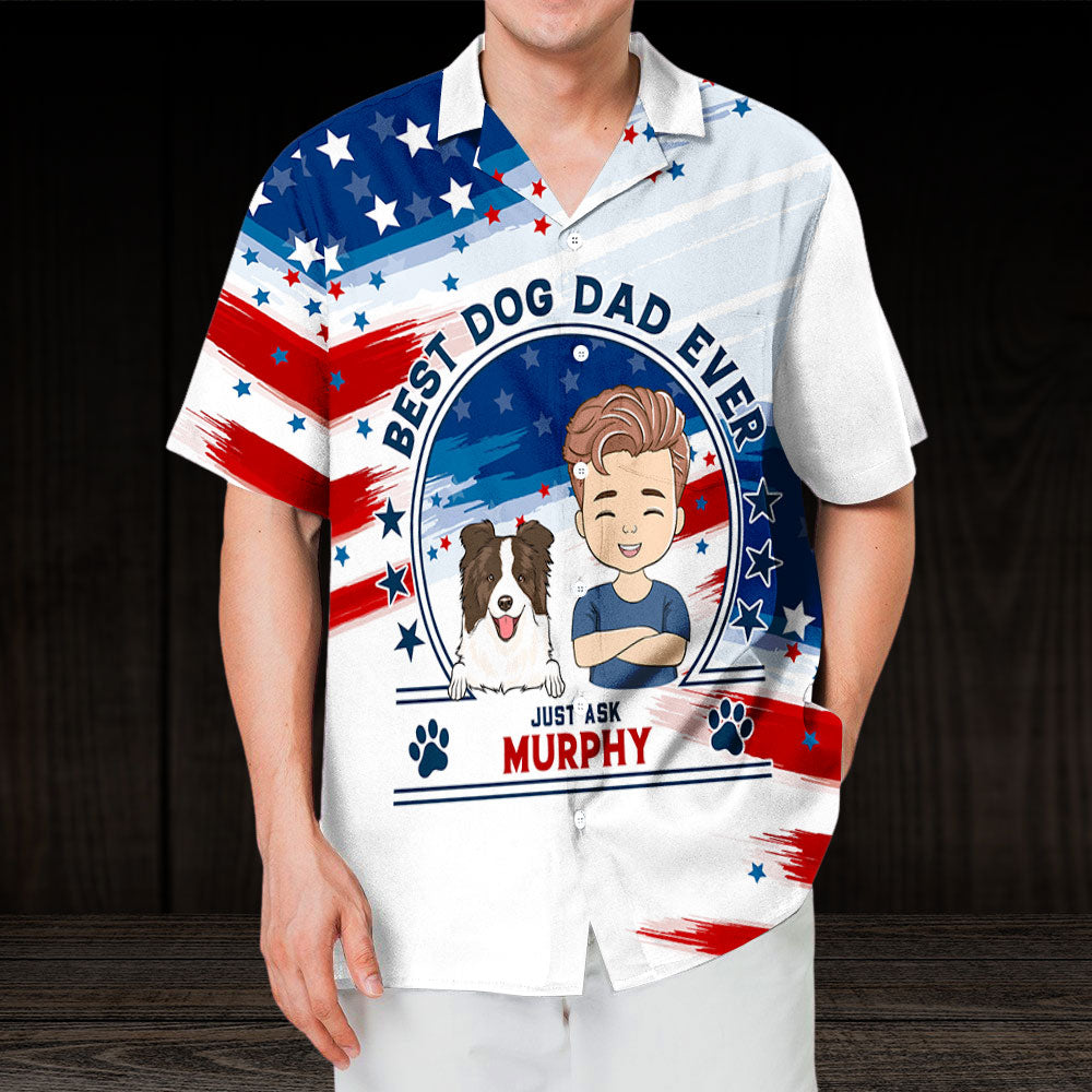 Best Dad Just Ask - Personalized Custom Hawaiian Shirt