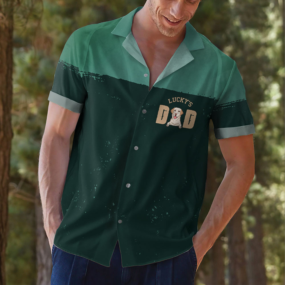 Dog Dad Basic - Personalized Custom Hawaiian Shirt